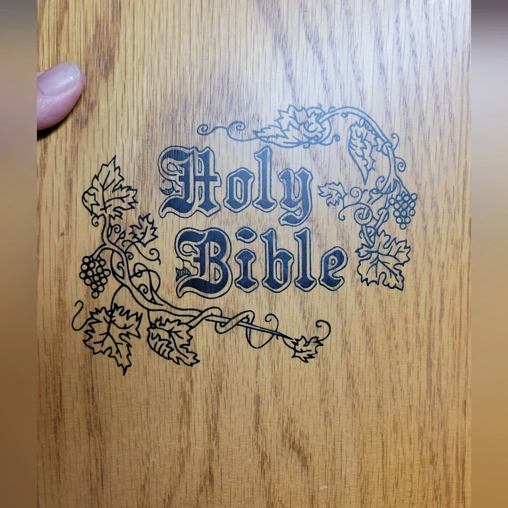 Vintage Used Holy Bible Bible box has been used so there imperfect